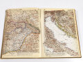 Großer Volksatlas mit Großflächenkarte,1940, 136 Seiten, 23,5 x 32,5 cm, gebraucht