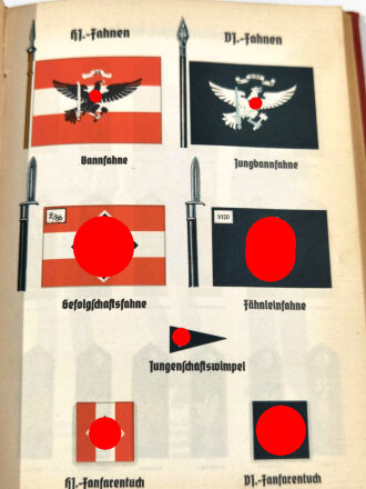 Organisationsbuch der NSDAP, 5.Auflage 1938, 592 Seiten, 15 x 21,5 cm, gebraucht