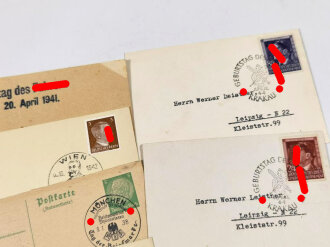 Sechzen Umschläge/Karten III.Reich