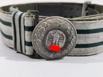 Heer, Paradefeldbinde für Offiziere, getragenes Stück, Gesamtlänge 104cm