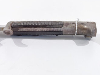 1.Weltkrieg, Seitengewehr 98 , Eigentumstück, große Ausführung ,Gesamtlänge 40 cm, gereinigtes Stück von Eickhorn Solingen