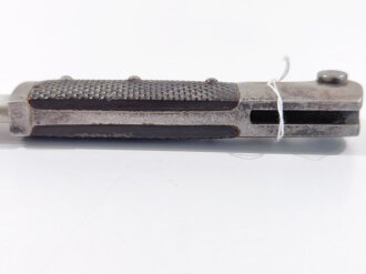 1.Weltkrieg, Seitengewehr 98 , Eigentumstück, große Ausführung ,Gesamtlänge 40 cm, gereinigtes Stück von Eickhorn Solingen