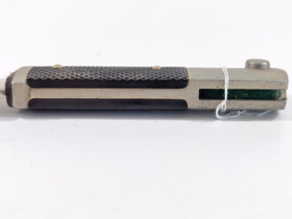 Extraseitengewehr KS98 der Wehrmacht , Eigentumstück, Gesamtlänge 36 cm , Hersteller Puma Solingen, Scheide Originallack