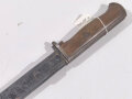 Norwegen, Seitengewehr Modell 1894/14 lang ,nicht nummerngleich, ungereinigt, Klinge mit kleinen Scharten