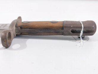 Schweiz, Seitengewehr Modell Schmidt-Rubin Model 1899, ungereinigt