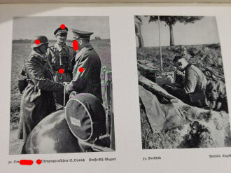 "Unser Kampf in Polen", 1939, 158 Seiten, 15,5  x 23 cm, gebraucht