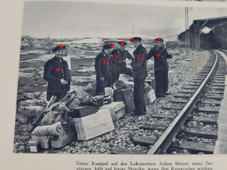 "Narvik im Bild" Deutschlands Kampf unter der Mittternachtssonne, 1941, 150 Seiten, 20  x 26,5 cm, gebraucht