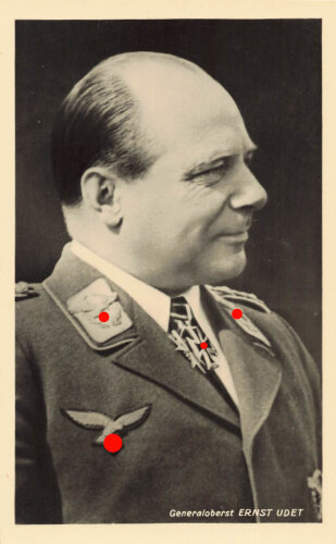Hoffmann Fotopostkarte Generaloberst Ernst Udet
