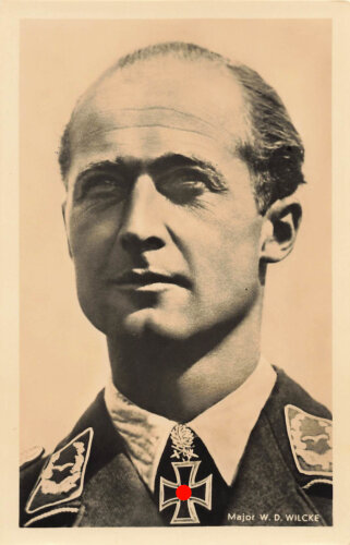 Hoffmann Fotopostkarte Major W.D. Wilcke