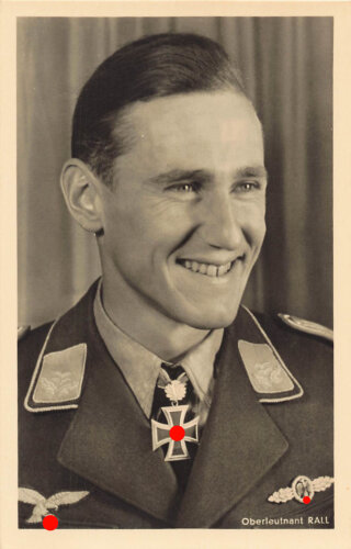 Hoffmann Fotopostkarte Oberleutnant Rall