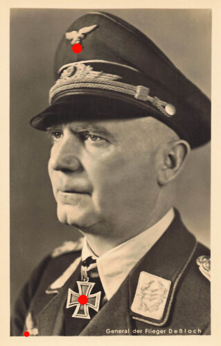 Hoffmann Fotopostkarte General der Flieger Deßloch