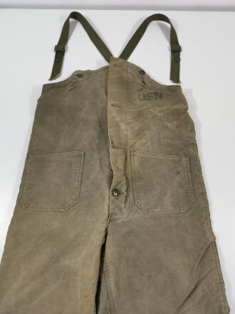U.S. Navy WWII winter deck pants. Size small. Used,...