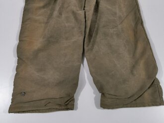 U.S. Navy WWII winter deck pants. Size small. Used, overall good condition