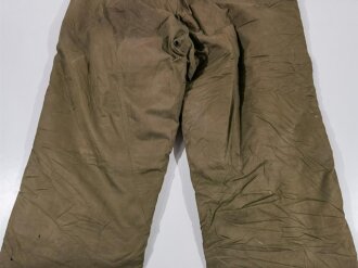 U.S. Army Air Force WWII Type A-10 pants in size 38. Well used, uncleaned