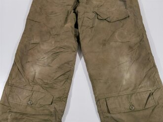 U.S. Army Air Force WWII Type A-10 pants in size 38. Well used, uncleaned