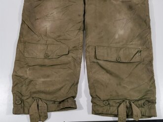 U.S. Army Air Force WWII Type A-10 pants in size 38. Well used, uncleaned