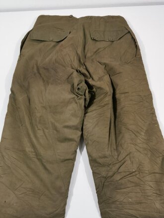 U.S. Army Air Force WWII Type A-10 pants in size 38. Well used, uncleaned