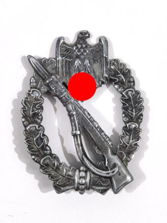 Infanterie Sturmabzeichen in Silber mit Hersteller "...