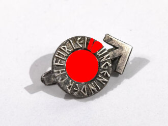 Miniatur ,Hitler- Jugend ( HJ ) Leistungsabzeichen in Silber, Hersteller M1/101