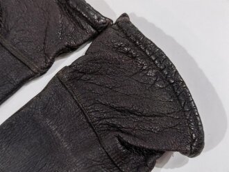 Paar Fallschirmjäger Handschuhe , ungefütterte Ausführung, getragenes Paar