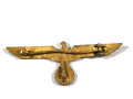 Kriegsmarine Metallbrustadler aus Leichtmetall, golden eloxiert