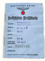 Fallschirmjäger " Fallschirm Prüfschein für RZ20 Sprung Fallschirm"