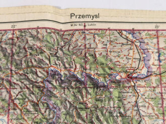 Luftwaffe Fliegerkarte 1:500000 " Przemysl"