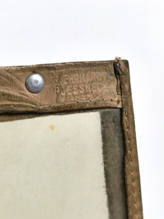 Einschub für eine Kartentasche der Wehrmacht. gebraucht, datiert 1937