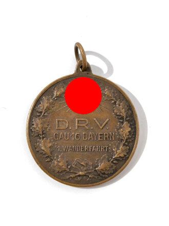 Tragbare Medaille des Deutschen Radfahr Verband "...