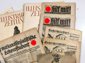 Konvolut Zeitungen und Hefte III.Reich, nicht auf Vollständigkeit oder Zustand geprüft