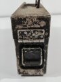 Gurtkasten für MG der Wehrmacht, Aluminium, datiert 1939, Verschluss defekt, ungereinigt