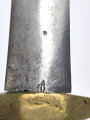 Frankreich, Glaive/Artilleriekurzschwert ähnlich  Modell 1831 aber zierlicher, wohl für Feuerwehr und Milizeinheiten, ohne Scheide, Gesamtlänge 64,5 cm,