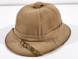 Tropenhelm Wehrmacht, Kopfgrösse 56, getragenes Stück