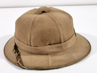 Tropenhelm Wehrmacht, Kopfgrösse 56, getragenes Stück