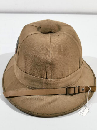 Tropenhelm Wehrmacht, Kopfgrösse 56, getragenes Stück