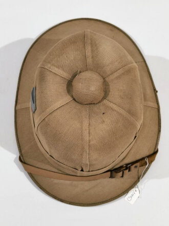 Tropenhelm Wehrmacht, Kopfgrösse 56, getragenes Stück