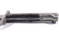 Brasilien, Seitengewehr für Mauser Gewehr Modell 1908, Scheide mit Messingbeschlägen nicht nummerngleich, Hersteller Simson Suhl