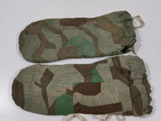 Paar Winterwendehandschuhe Wehrmacht, splittertarn auf...