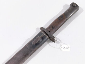 Jugoslawien, Seitengewehr  Modell 1924 , Gesamtlänge 53,5 cm