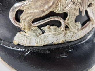 Baden, Pickelhaube für einen einjährig Freiwilligen im  1. Badischen Leib-Grenadier-Regiment Nr. 109