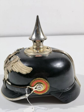 Baden, Pickelhaube für einen einjährig Freiwilligen im  1. Badischen Leib-Grenadier-Regiment Nr. 109