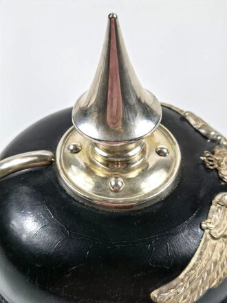 Baden, Pickelhaube für einen einjährig Freiwilligen im  1. Badischen Leib-Grenadier-Regiment Nr. 109