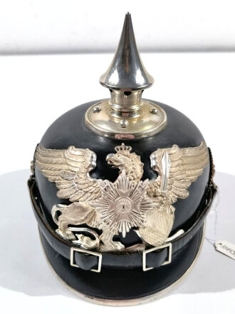 Baden, Pickelhaube für einen einjährig Freiwilligen im  1. Badischen Leib-Grenadier-Regiment Nr. 109