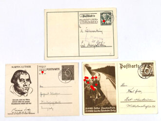 3 Ansichtskarten aus der Zeit des III.Reich