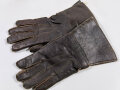 Luftwaffe, Paar Handschuhe für fliegendes Personal aus braunem Leder