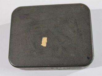 Zündmitteldose Wehrmacht, Hersteller RR344, datiert 1938, Maße 12 x 15 x 6cm,