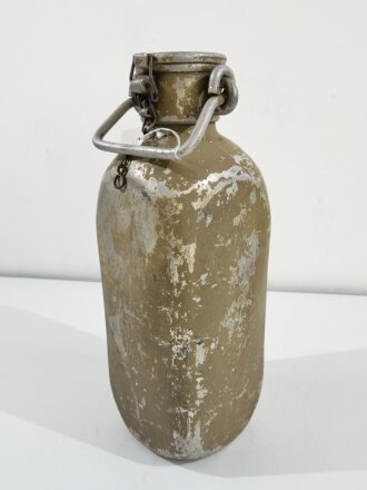 5 Liter Trinkwasser Kanne der Wehrmacht. Originallack,...