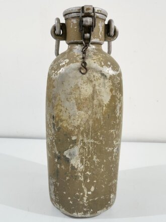 5 Liter Trinkwasser Kanne der Wehrmacht. Originallack,...