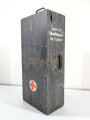 "Sauerstoff Behandlungsgerät für Truppen" Leerer Kasten datiert 1938, Originallack