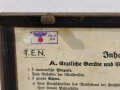 Verbandkasten der Wehrmacht datiert 1938. Originallack, ungereinigtes Stück